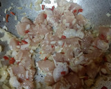 Foto del paso 2 de la receta: Arroz con pollo a la crema‼️
