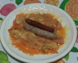 Foto del paso 3 de la receta: Duo de longanizas con patata y cebolla