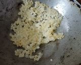 A picture of step 2 of Gond laddu.
