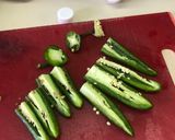 A picture of step 2 of Fake Guacamole Sonora Style.