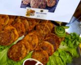 A picture of step 3 of Beef boti resha kababs.