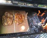 A picture of step 3 of California Farm Griddled Barbecued Pork Steaks.