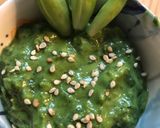 A picture of step 4 of Wild garlic miso sauce.