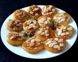 รูปขั้นตอนการทำที่ 4 ของ เค้กข้าวเหนียวมันฝรั่ง (น้ำผึ้ง/อัลมอนด์) Potato Sticky Rice Cake (Honey/Almond)