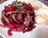 Foto del paso 8 de la receta Saltado de verduras con carne