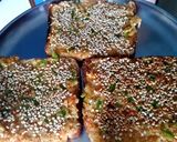 A picture of step 6 of Sesame finger bread toast.