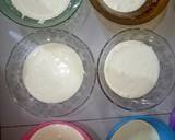 Mini Roll Cake Rainbow langkah memasak 4 foto