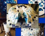 Foto del paso 7 de la receta: Gelatina de tres leches rellena de blue berry mosaico😋😋