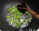 A picture of step 2 of Zunka/Jhunka - A Signature Maharashtrian Dish.