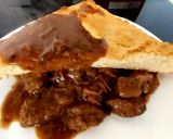 A picture of step 8 of My Slow Cooked Peppered Steak & Onion pie 🥰🥰🥰.