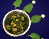 A picture of step 6 of Palong CHACHHORI / Spinach Dry Curry.
