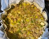 Une image de l'étape 8 de 75• 🥧 Quiche au thon, fenouil et poireaux et sa pâte brisée aux graines de Chia 🍴.