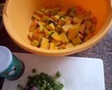 A picture of step 1 of Creamedpumpkin,carrot and spinach soup #authormarathoni,#4weekly.