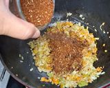 A picture of step 5 of Texas Chili.