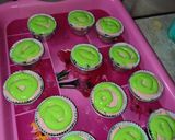 Foto langkah ke 8 dari resep 55. Bolu Kukus Semangka (GBA.17).
