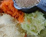 A picture of step 1 of Ragi cheela.