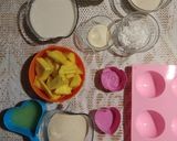 Foto del paso 1 de la receta: Panna cotta de coco Coulis de piña