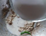 A picture of step 5 of Phulkopir Dab Malai/ Malai Cauliflower with Green Coconut.