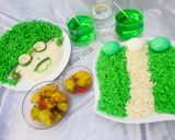 A picture of step 3 of Independence rice.
