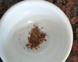A picture of step 2 of Sattu blueberry nutty Laddu.