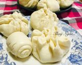Hình bước làm 12 của món Bánh Bao nhân trứng muối