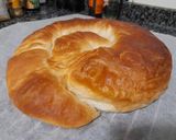 A picture of step 6 of Ensaimada with Pumpkin Jam (Cabello de Ángel).