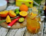 Hình bước làm 1 của món Trà chanh cam sả