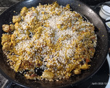 Foto del paso 3 de la receta: Arroz meloso con setas, magra y espárragos trigueros. (paella)