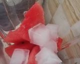A picture of step 3 of Watermelon Slush 🍉.