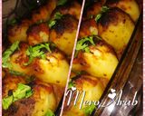 صورة لخطوة 7 من وصفة صينية بطاطس باللحمة المفرومة ومحشى ورق عنب 😋😋😋😋