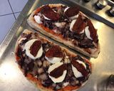 Une image de l'étape 12 de Trevisana aux tomates séchées mozzarella ail et oignon façon bruschetta.