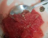 A picture of step 2 of Watermelon gola.