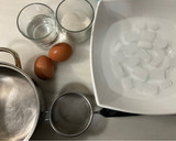 Foto del paso 1 de la receta: Huevo hilado casero, para los canapés de Navidad. (en pequeña cantidad 😘)
