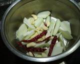 Sweet and sour raw papaya pickle recipe step 1 photo
