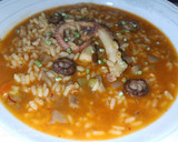 Foto del paso 7 de la receta: Arroz caldoso trufado de pulpo y setas