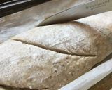 A picture of step 10 of Quick-to-Make No Knead French Style Bread with Oat & Lentil Flour.