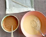 A picture of step 3 of Zebra Sponge Cake.