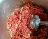 A picture of step 1 of Gajar rice.