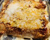 A picture of step 7 of Chicken Enchiladas.