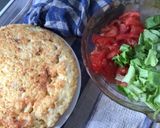 Foto del paso 5 de la receta: Tortilla de pollo, arroz y cebolla