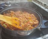 Foto del paso 4 de la receta Paella de solomillo y judías verdes