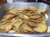 Plateada y papas al horno