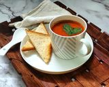 A picture of step 5 of Vegan Cream of Tomato Soup.