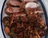 Foto del paso 7 de la receta: Solomillo de cerdo guisado con verduras