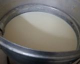 A picture of step 4 of Kharvas (Milk Pudding).