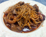 Foto del paso 7 de la receta: Fideos caldosos mar y montaña