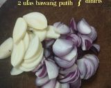 Gambar langkah 1 resipi Bubur Pedas Sarawak.