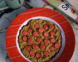 Foto langkah ke 6 dari resep Pizza Roti Tawar Matcha.