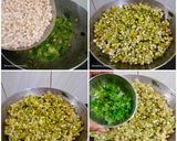 A picture of step 5 of Hariyali Sabudana khichdi.