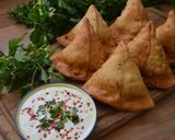 A picture of step 12 of Aloo Samosa (Potato Samosa).